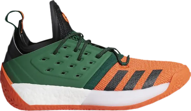 

Кроссовки Adidas Harden Vol. 2 'University of Miami', оранжевый