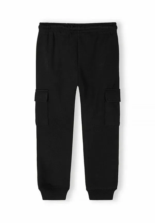 Брюки из хлопка и полиэстера Joggers 2 pack with pockets Minoti Khaki, черный/хаки — фото 4
