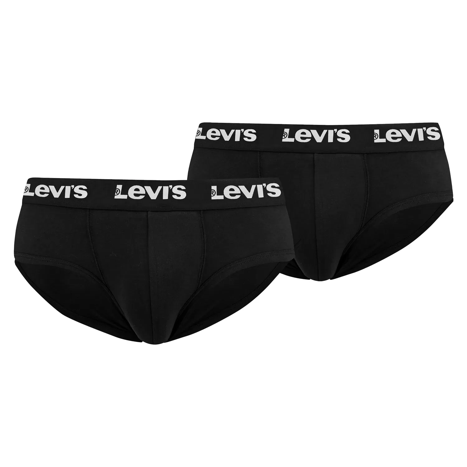 Трусы комплект 2 шт с логотипом Repeat Logo Levis, черный