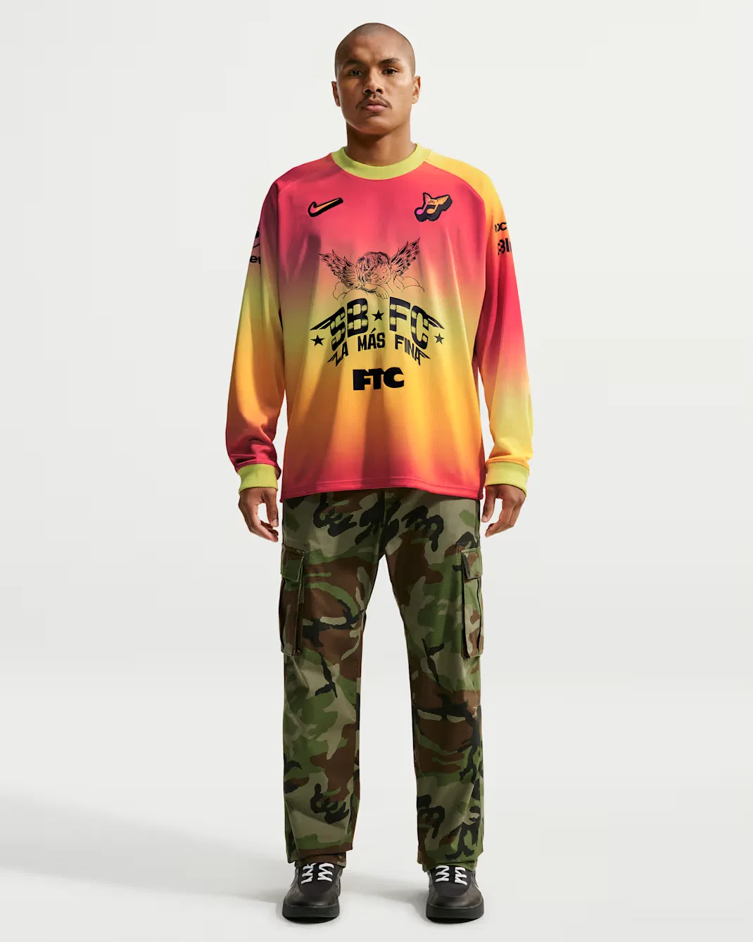 Футболка для скейтбординга с длинными рукавами Nike SB, Hyper Pink — фото 4
