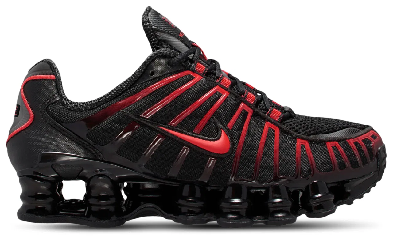 Кроссовки для мальчиков Shox TL Nike, цвет Black/Light Crimson/Black