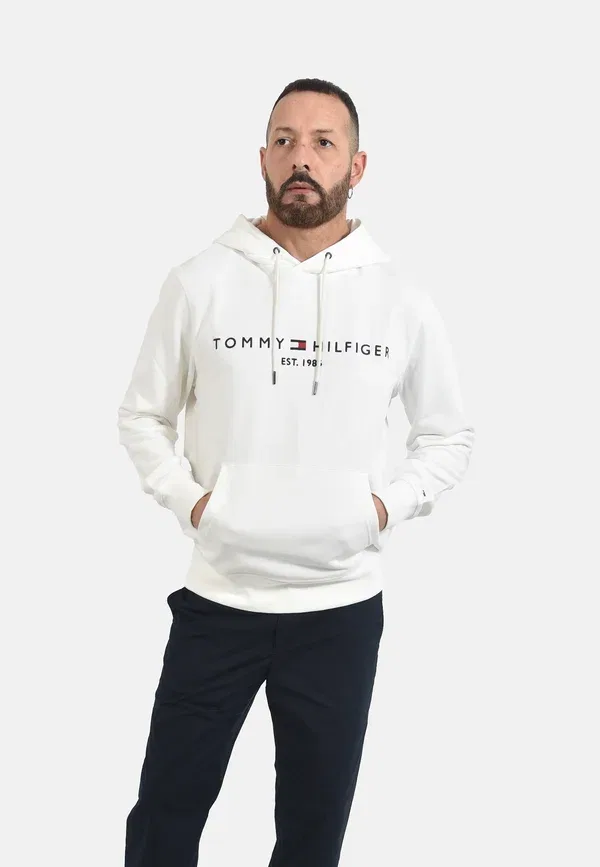 Худи с принтом Mw0Mw13720 Tommy Hilfiger, White, белый