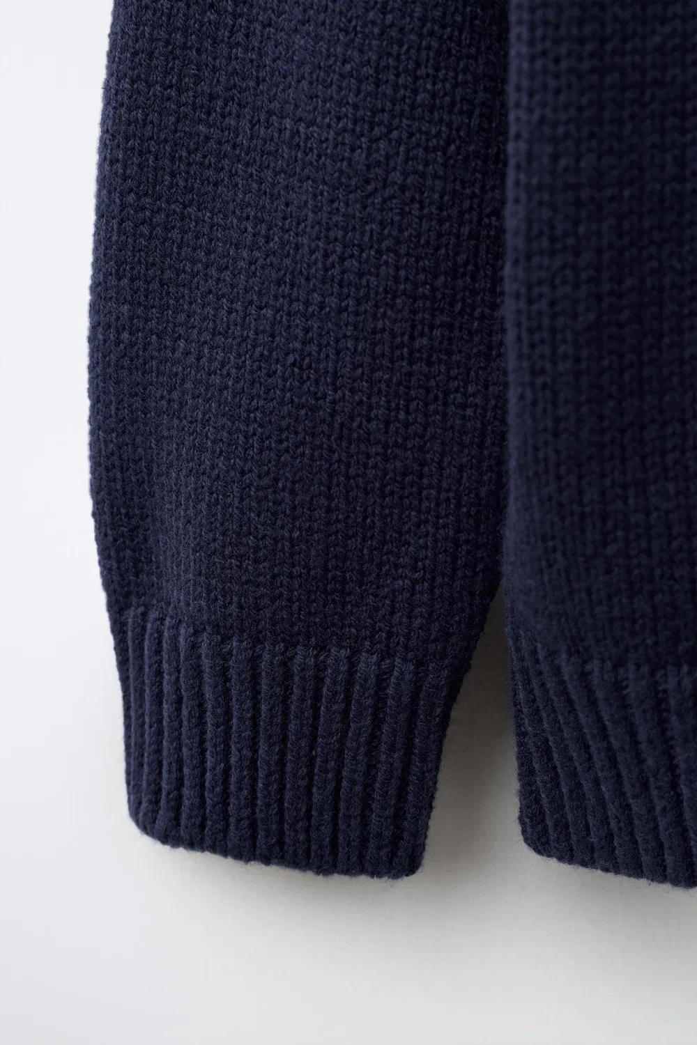 Вязаный свитер с вышивкой для собак ZARA, Navy blue — фото 4