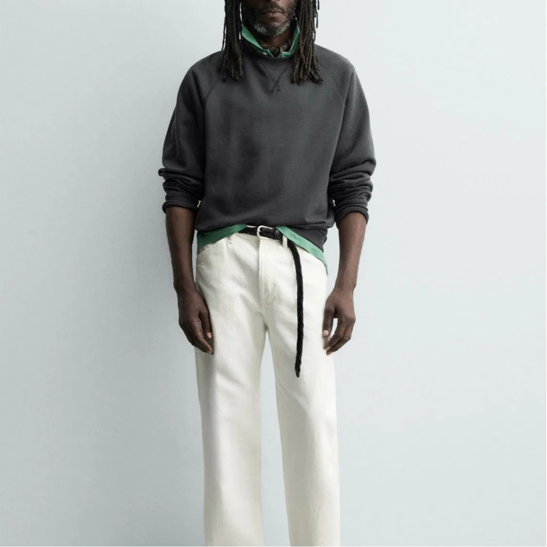 Мужская толстовка Aaron Levine ZARA, Sea Blue — фото 4