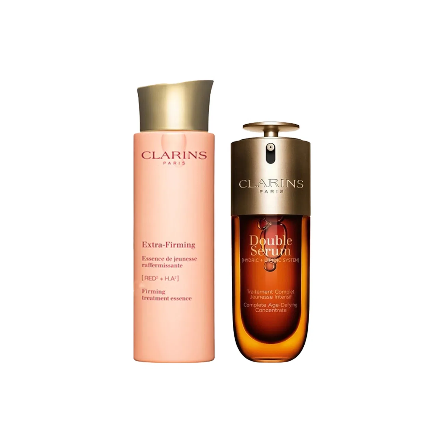 Набор для ухода за кожей с сывороткой и тоником CLARINS, 50 мл+200 мл