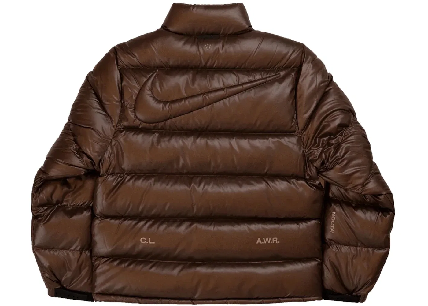 Мужская куртка-пуховик с длинным рукавом Nike x NOCTA Sunset Puffer Jacket Nike, Baroque Brown — фото 2
