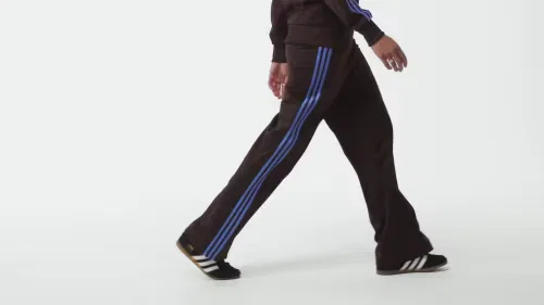 Женские спортивные брюки свободного кроя Firebird Adidas Originals, Aurora Coffee/Blue Fusion — фото 2