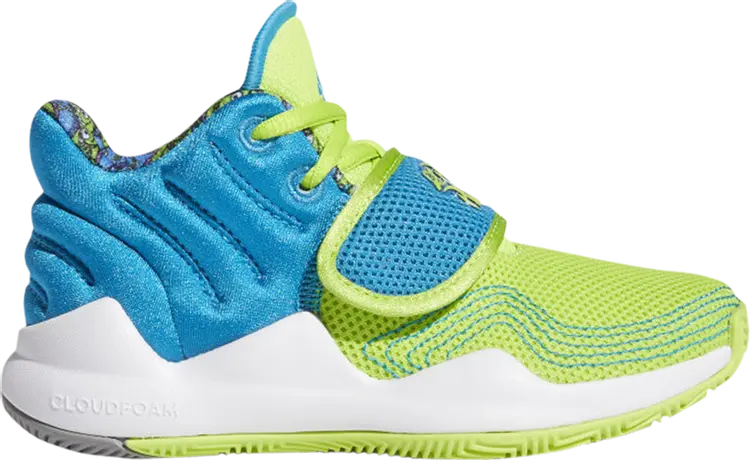 Кроссовки Adidas Toy Story x Deep Threat Little Kid 'Alien', синий — фото 2