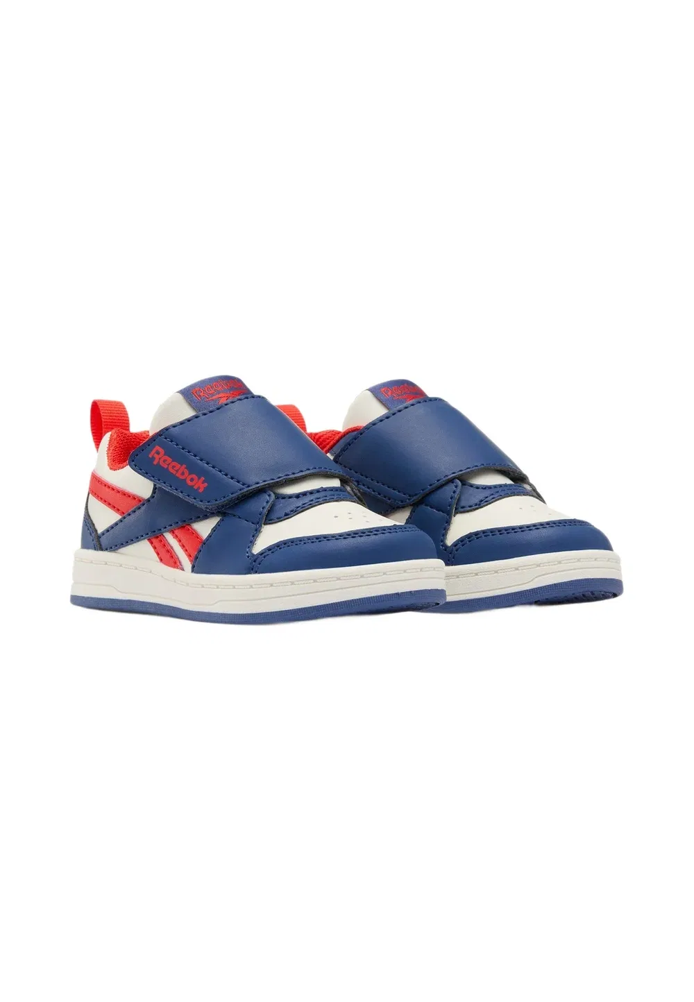 Королевский белый, уютный, комфортный - кроссовки для ходьбы Reebok, Chalk Legacy Blue Rival Red — фото 2
