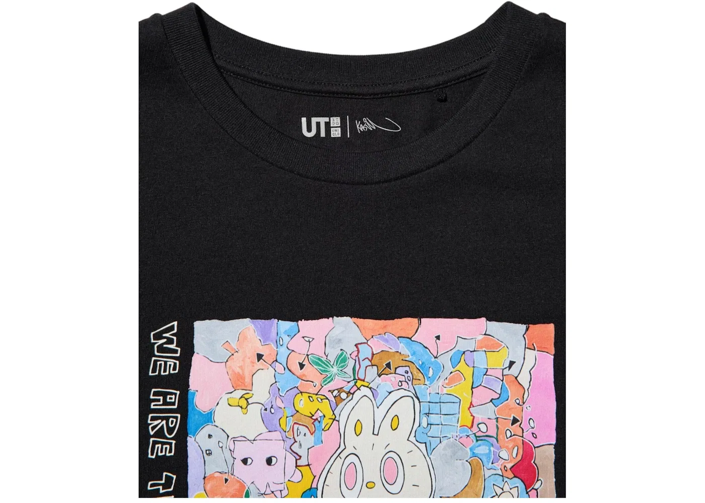 Женская футболка с принтом Uniqlo x POP MART The Monsters Uniqlo, Black — фото 2