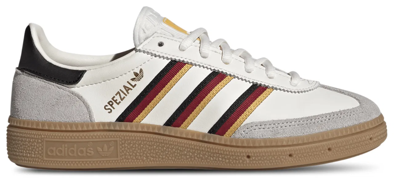 Кеды для мальчиков Handball Spezial Adidas, белый/желтый