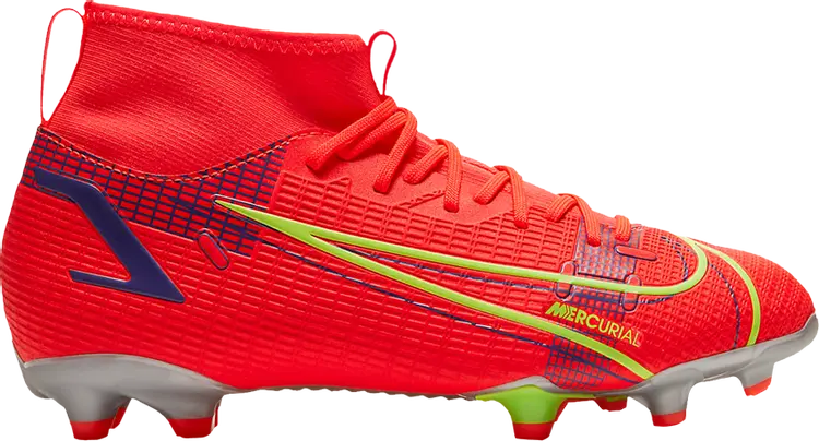 

Бутсы Nike Mercurial Superfly 8 Academy MG GS 'Bright Crimson Indigo Burst', оранжевый