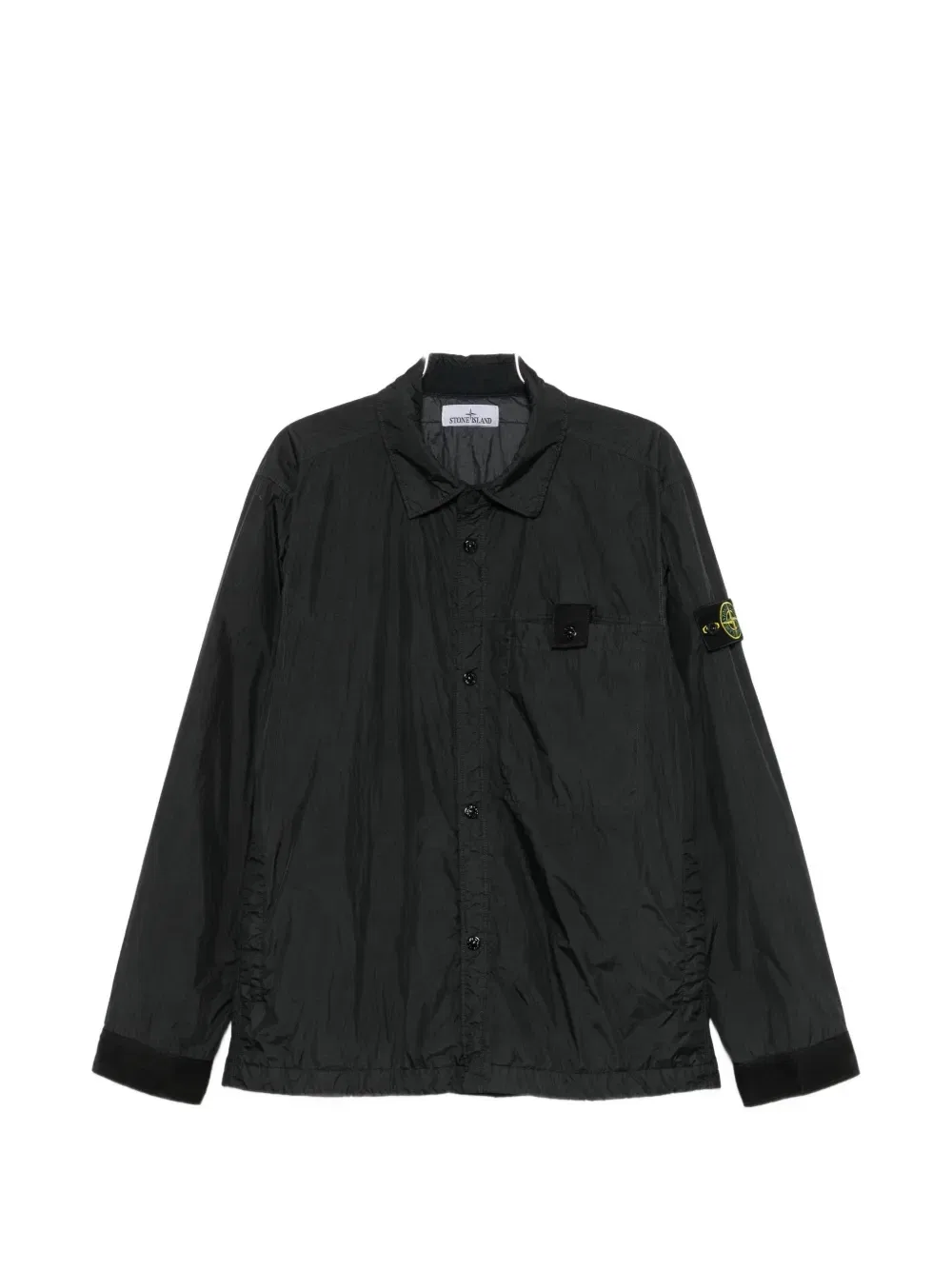 Куртка с нашивкой-логотипом Stone Island, черный