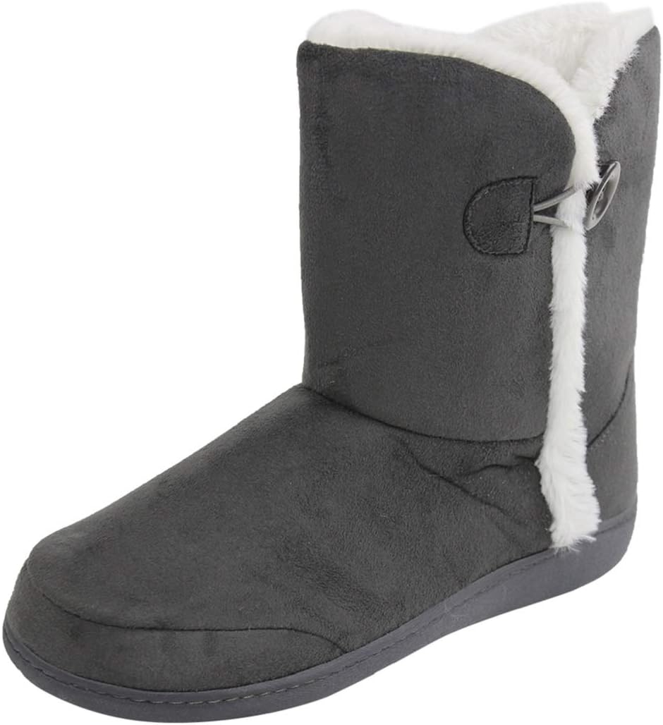 

Домашние тапочки Мужские тапочки Ботинки, мягкие зимние теплые тапочки с эффектом памяти для дома Home Slipper, Taupe