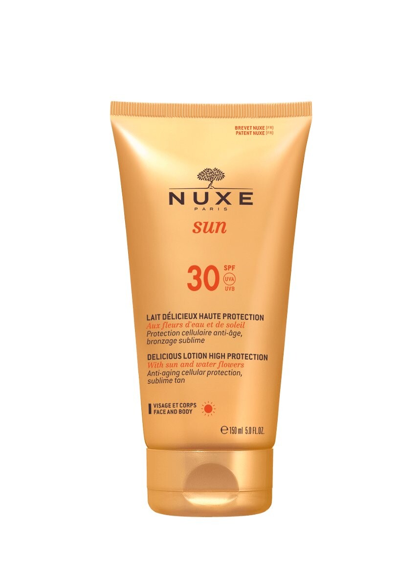 

Nuxe, Sun, солнцезащитный лосьон для лица и тела, SPF 30, 150 мл