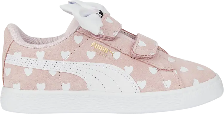 

Кроссовки Puma Suede Classic Re-Bow Little Kid Hearts - Island Pink, розовый