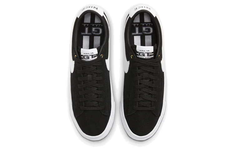 Кроссовки Nike SB Zoom Blazer Low Pro GT, черный/белый — фото 4