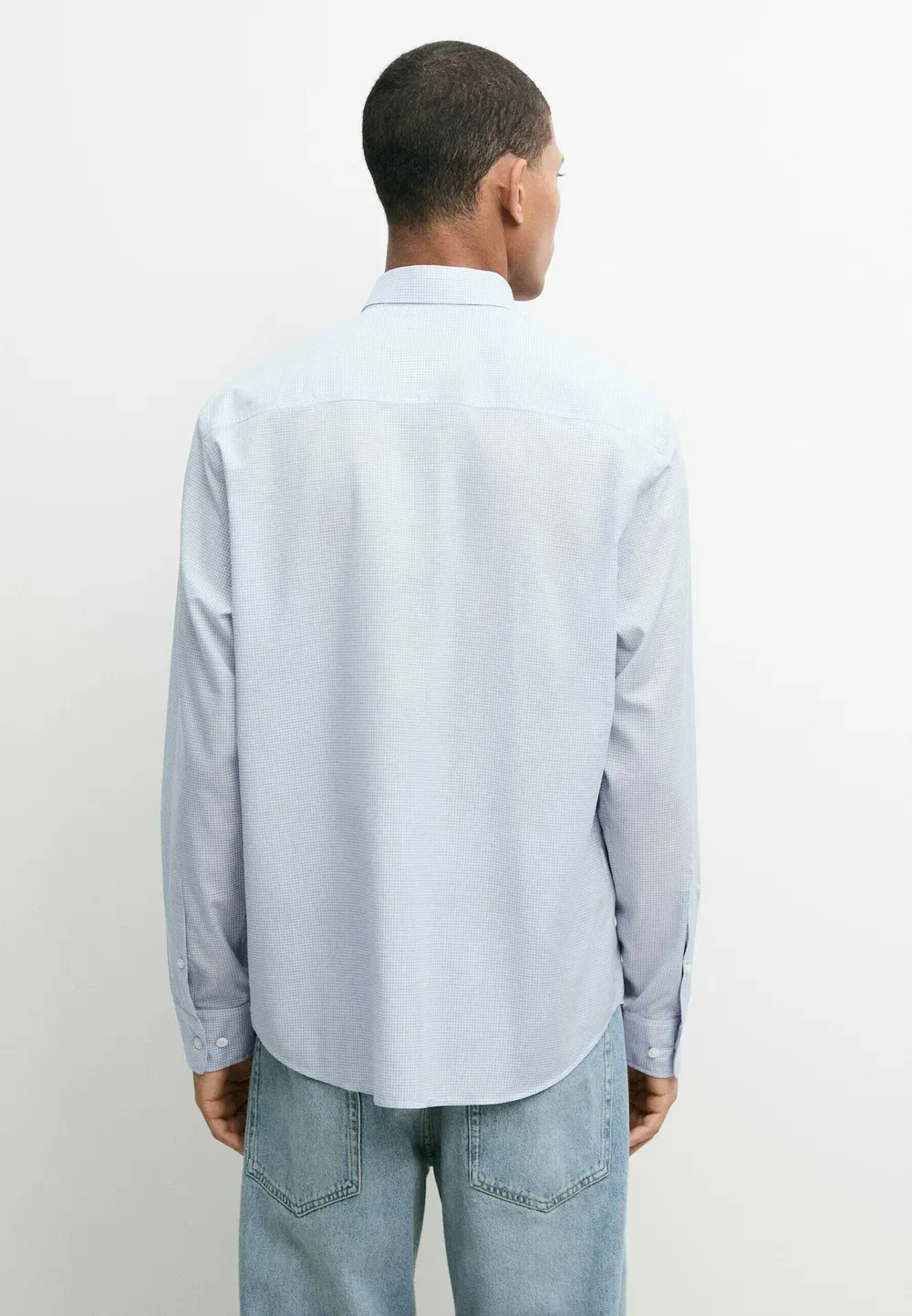 Рубашка Massimo Dutti, Dark Blue — фото 3