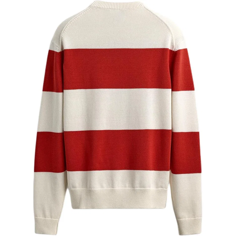 Мужской свитер с длинным рукавом Aaron Levine Knitwear, ZARA, Nude/Red — фото 3