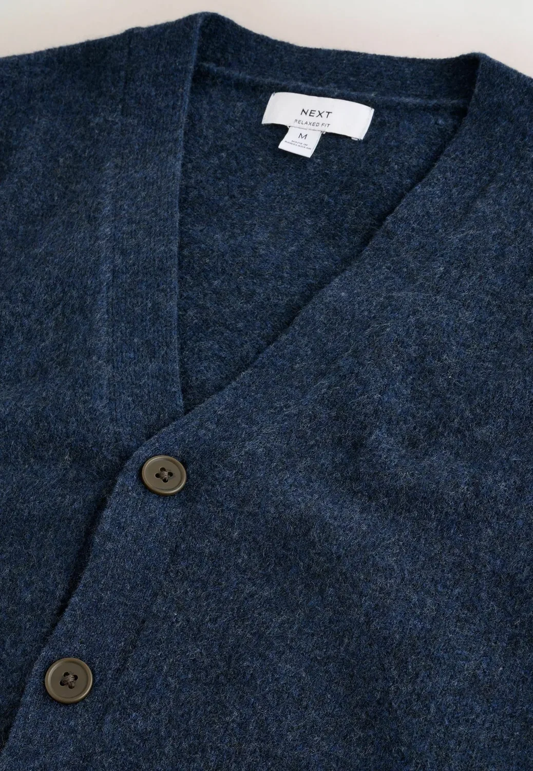 Уютный кардиган свободного кроя - кардиган Next, Denim Blue — фото 4