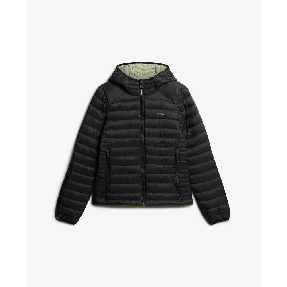 Женская стеганая куртка Fuji Lite Superdry, Schwarz