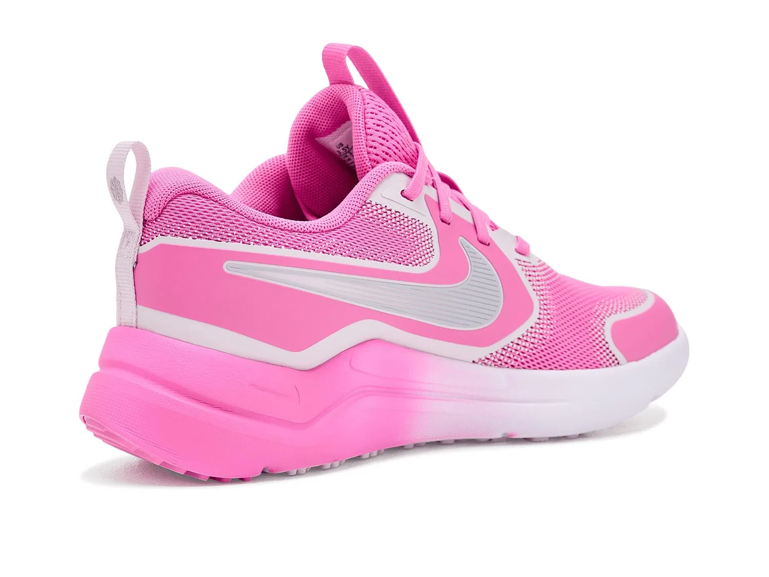 Кроссовки Cosmic Runner Swoosh (для больших детей) Nike Kids, Playful Pink/Black/Bleached Lilac — фото 4