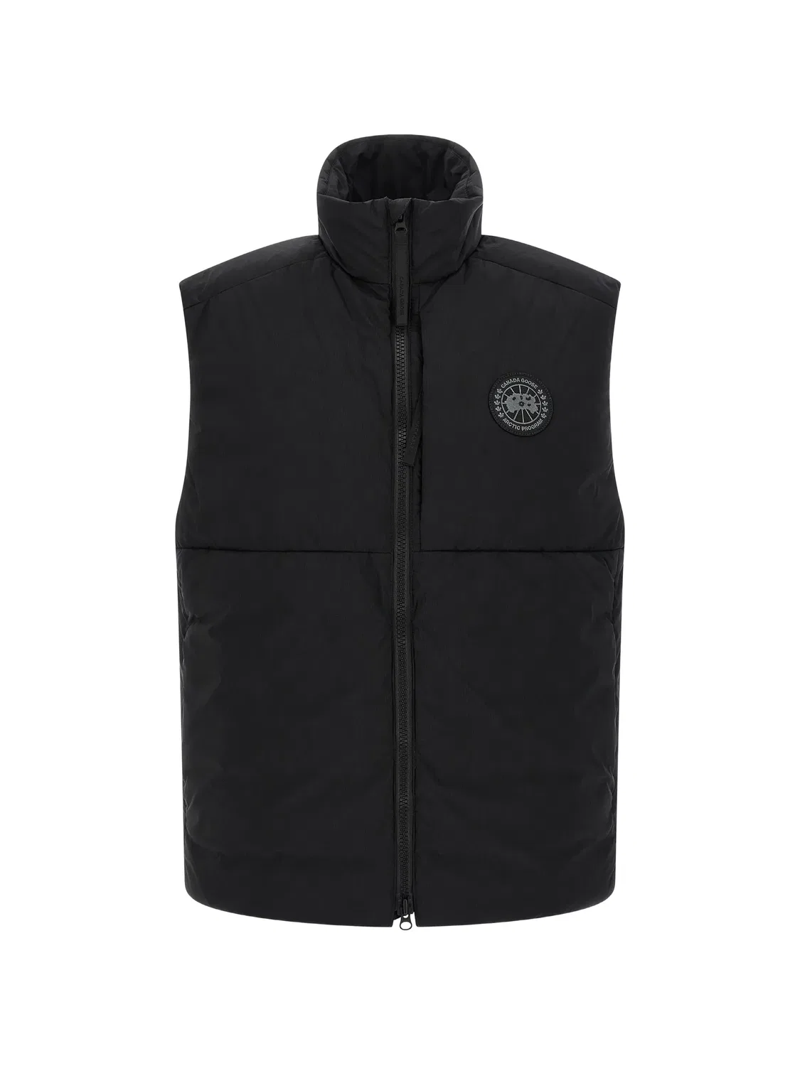 Жилет с логотипом на пуговицах Canada Goose, черный