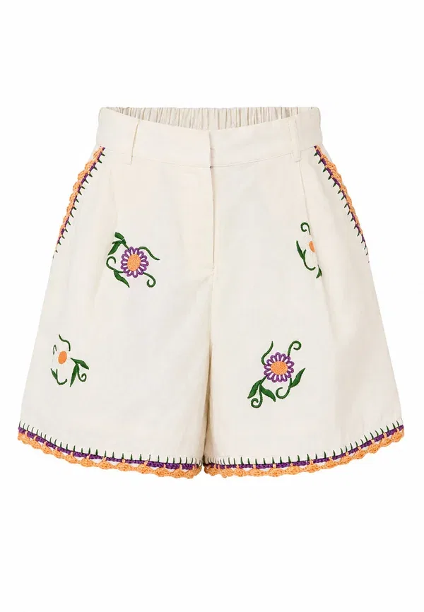 Шорты хлопковые Stella Mccartney Kids Ivory, слоновая кость
