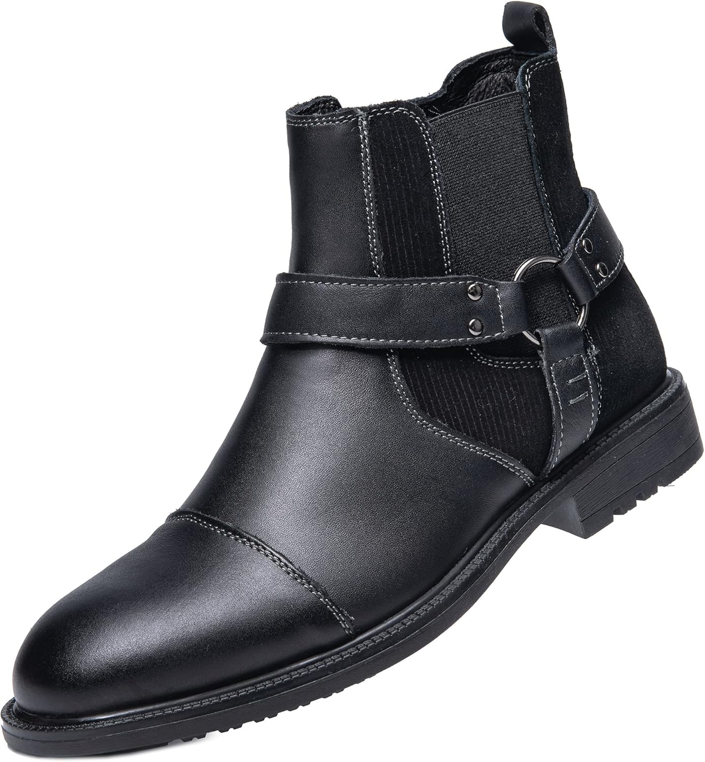 

Мужские ботинки-челси Arkbird Chelsea из натуральной кожи, оксфорды для повседневного и официального стиля, черный