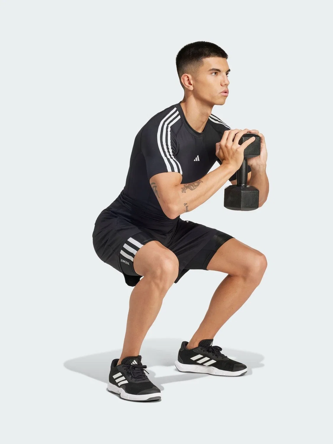 Футболка компрессионная Techfit adidas, черный