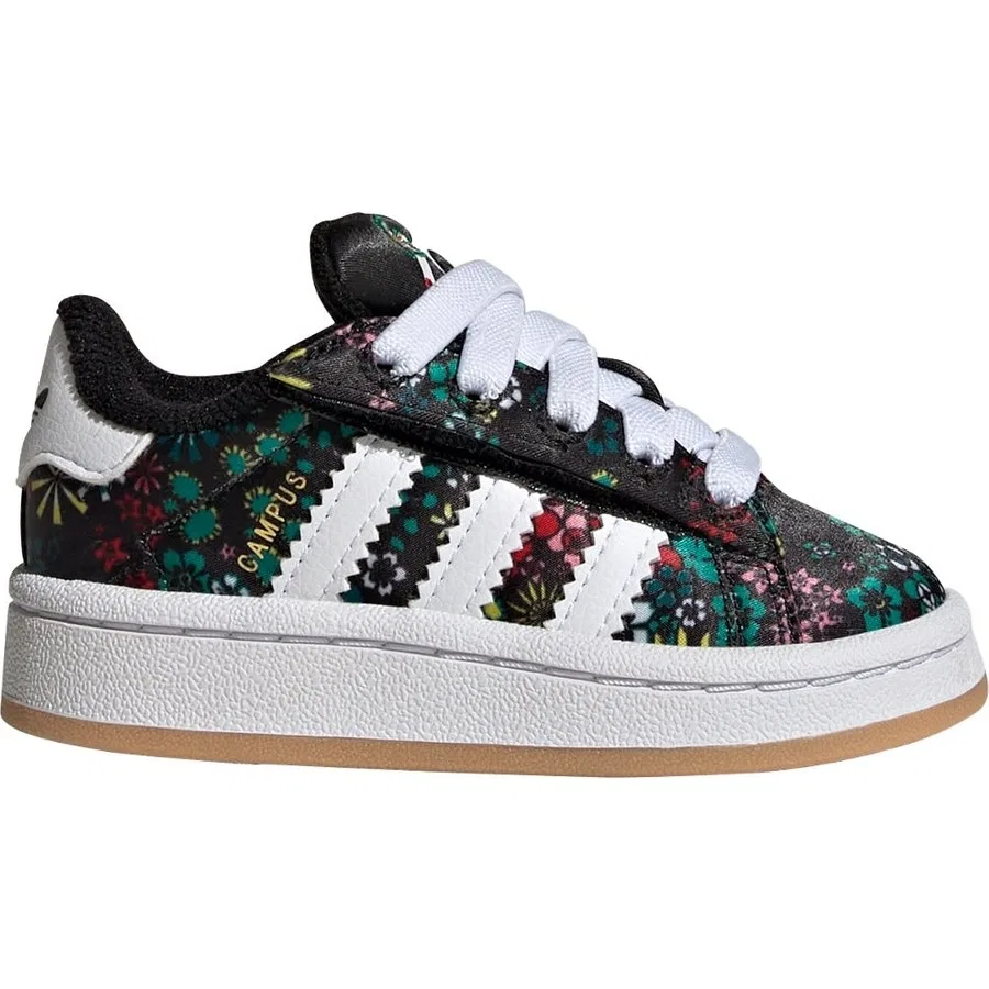 Кроссовки с эластичной шнуровкой Liberty London Campus 00s adidas, Черно-белый
