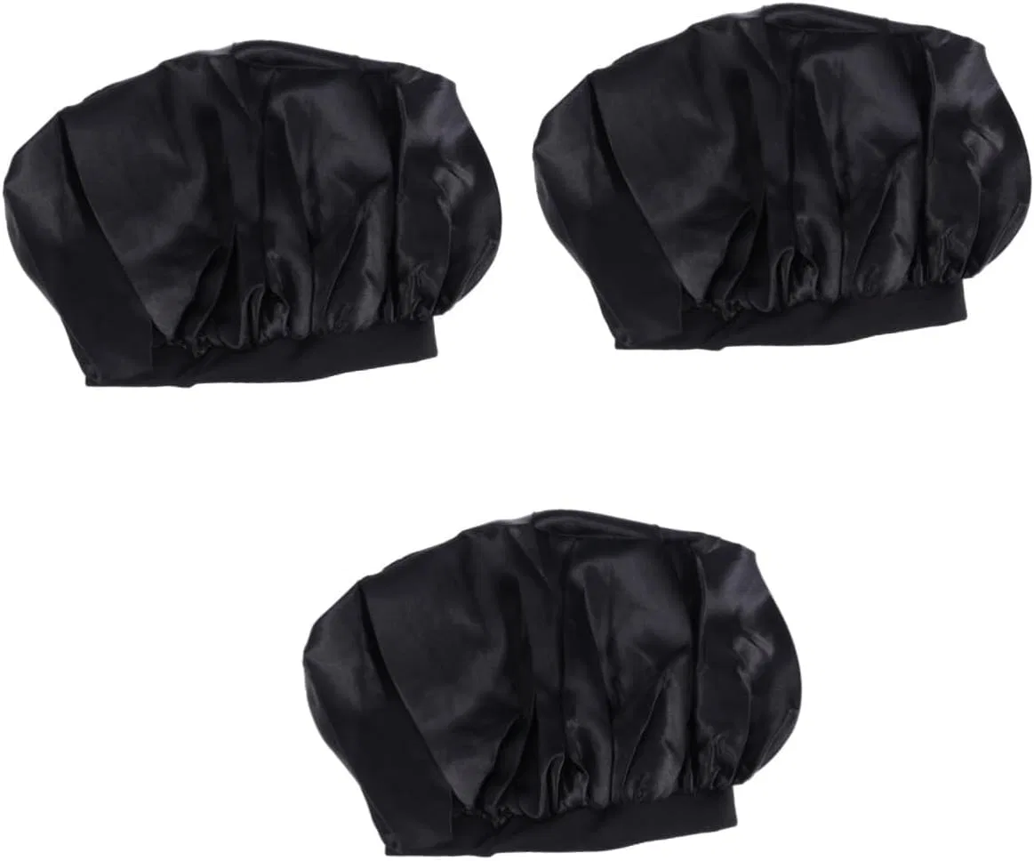 Шапочка для душа 7LiuYueFei6, 3 шт, Black