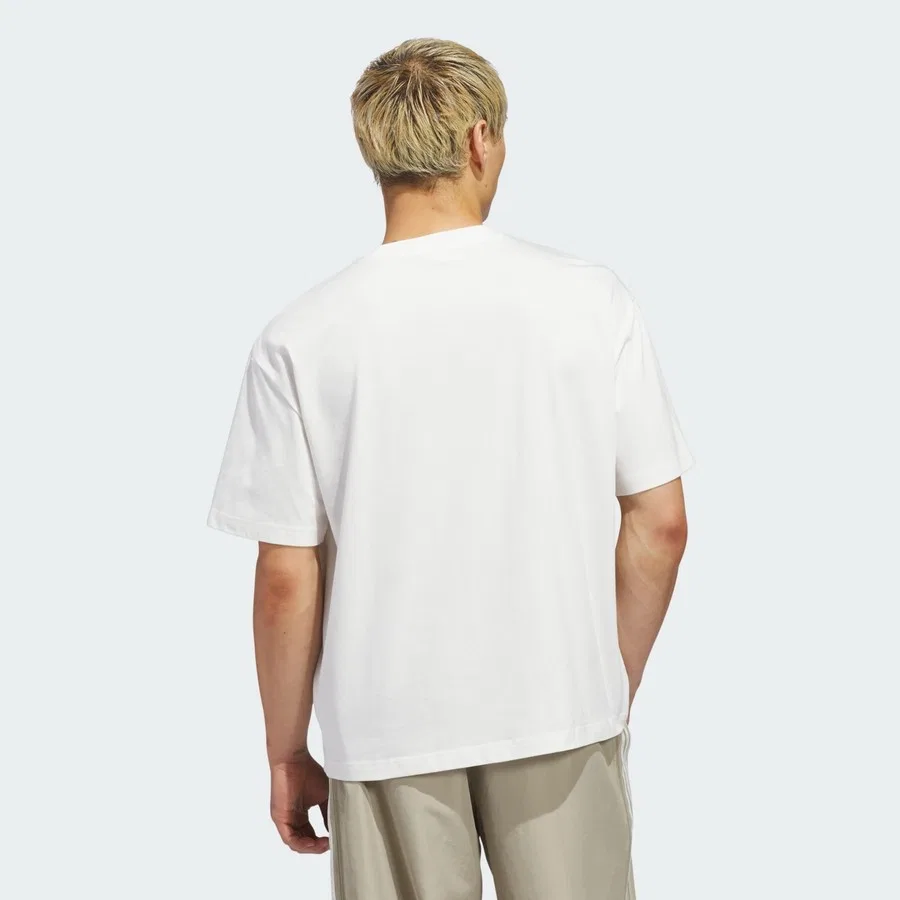 Футболка с принтом Jabbar GFX adidas Originals, Белый — фото 2