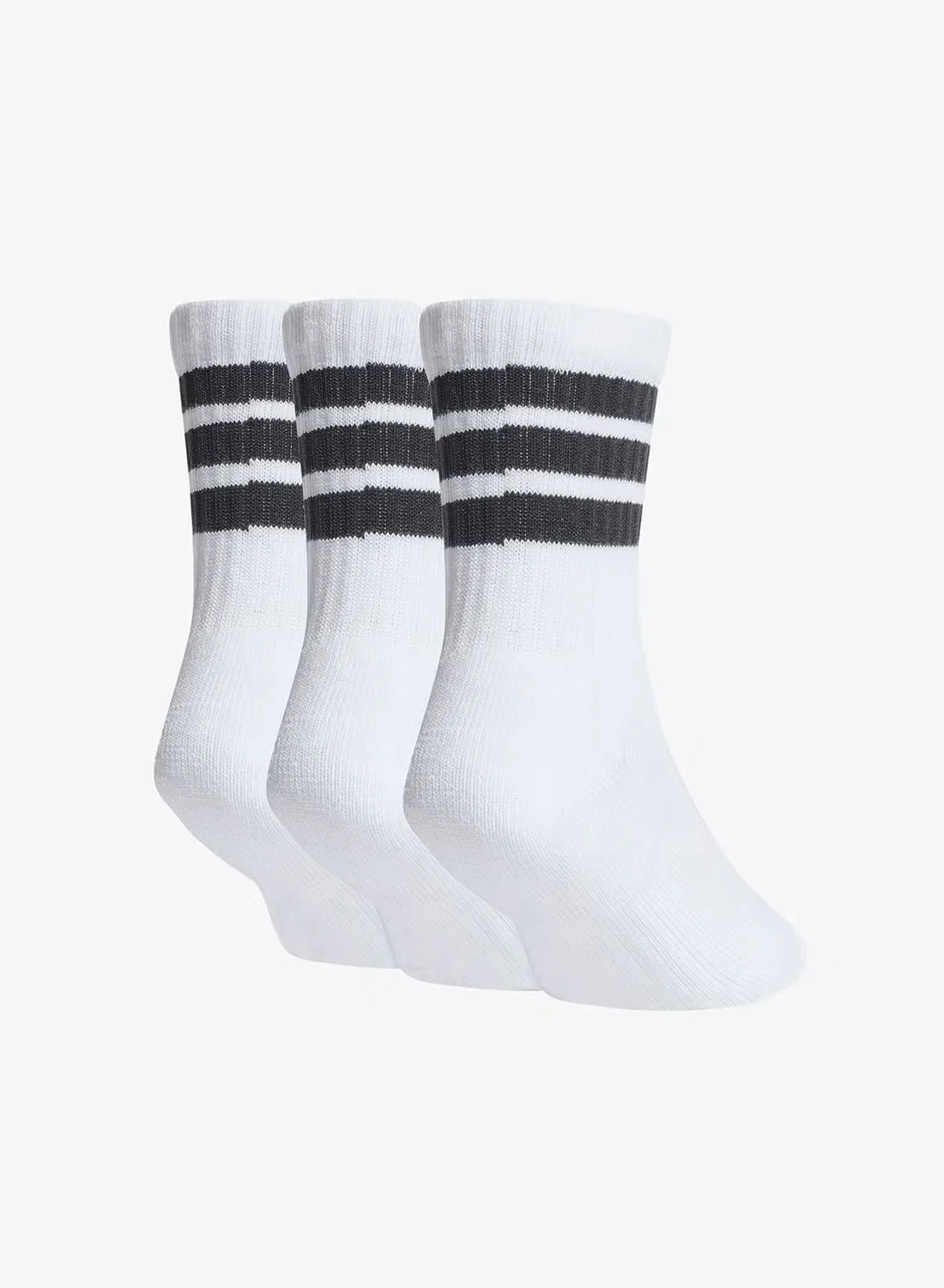 Носки с амортизацией комплект 3 пары 3-Stripes Adidas, белый — фото 2