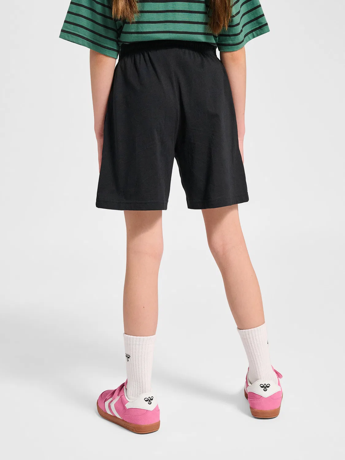 Детские шорты свободного кроя Hmljr Loose Hummel, Schwarz — фото 3