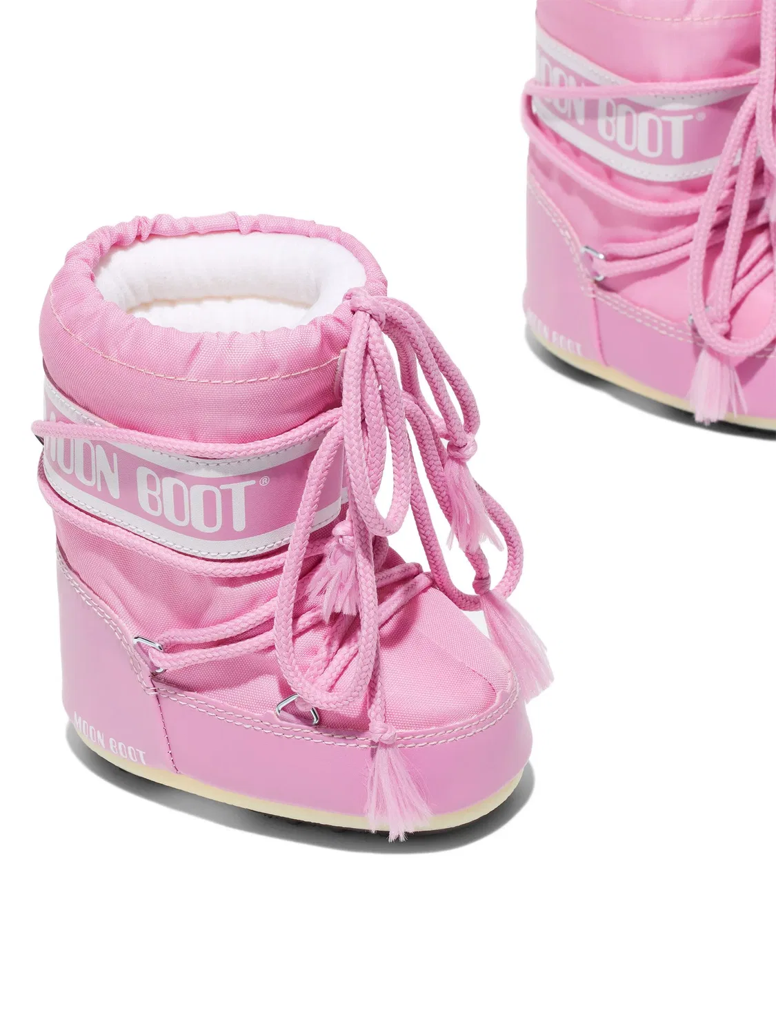 Moon Boot Детские ботинки Icon Mini розовые — фото 3