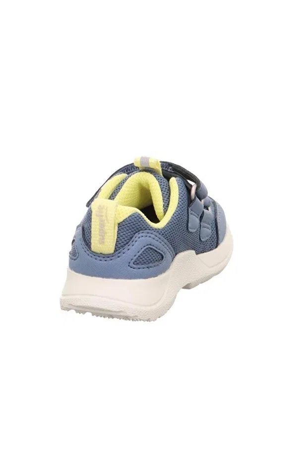 Детские туфли для девочек с коротким каблуком Superfit, Blue/Yellow — фото 3