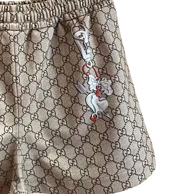 Женские шорты Casual GUCCI, Beige Brown — фото 4