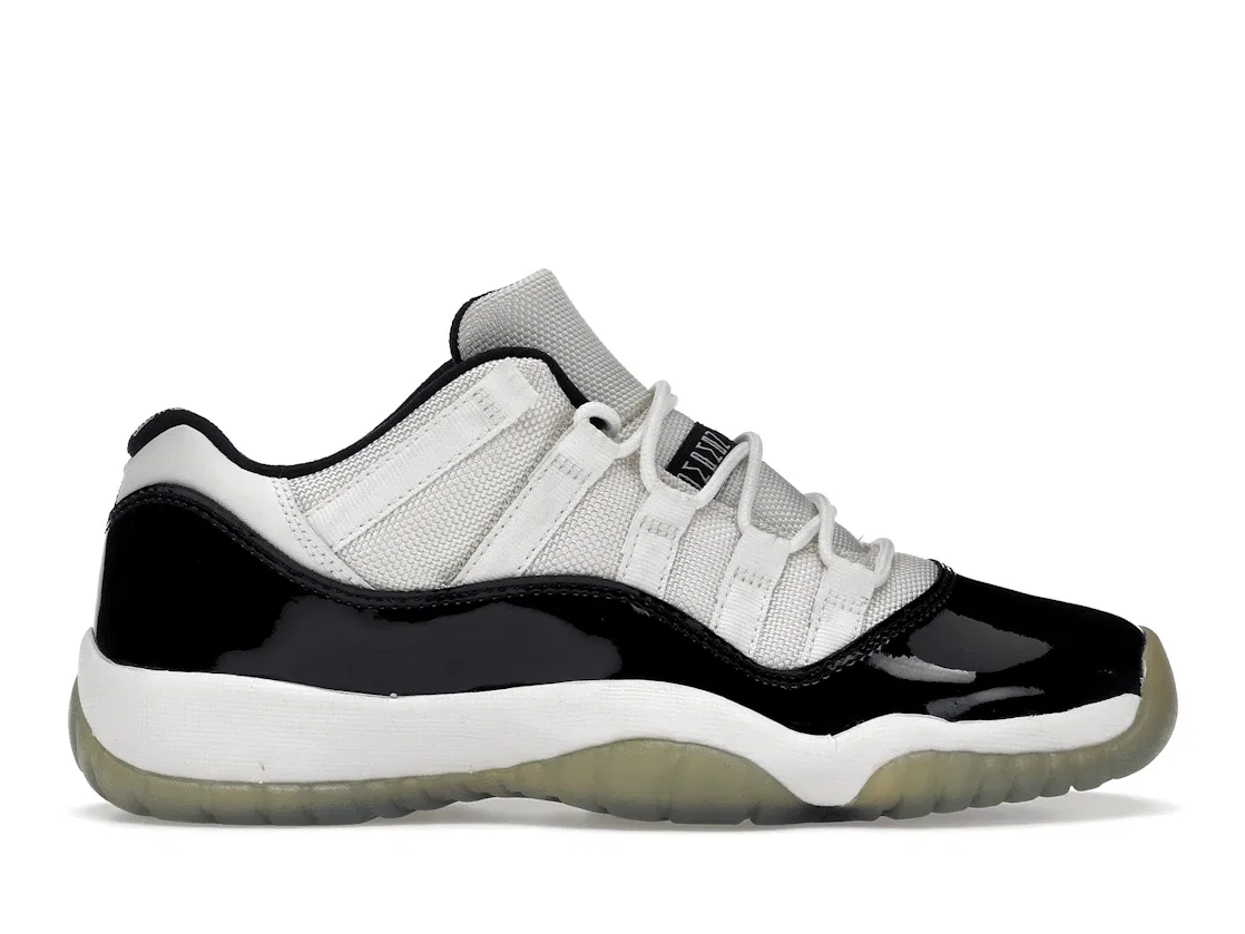 Детские кроссовки Lifestyle с низким профилем Jordan 11 Retro Low Concord Jordan, White/Black-Concord