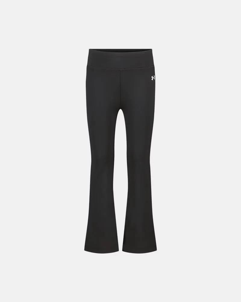 Детские леггинсы-клеш с четырехсторонней растяжимостью UA Motion Flare UnderArmour, Black/White
