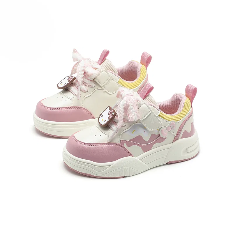 Детские кеды для скейтбординга Hello Kitty Beige Pink Sanrio — фото 4