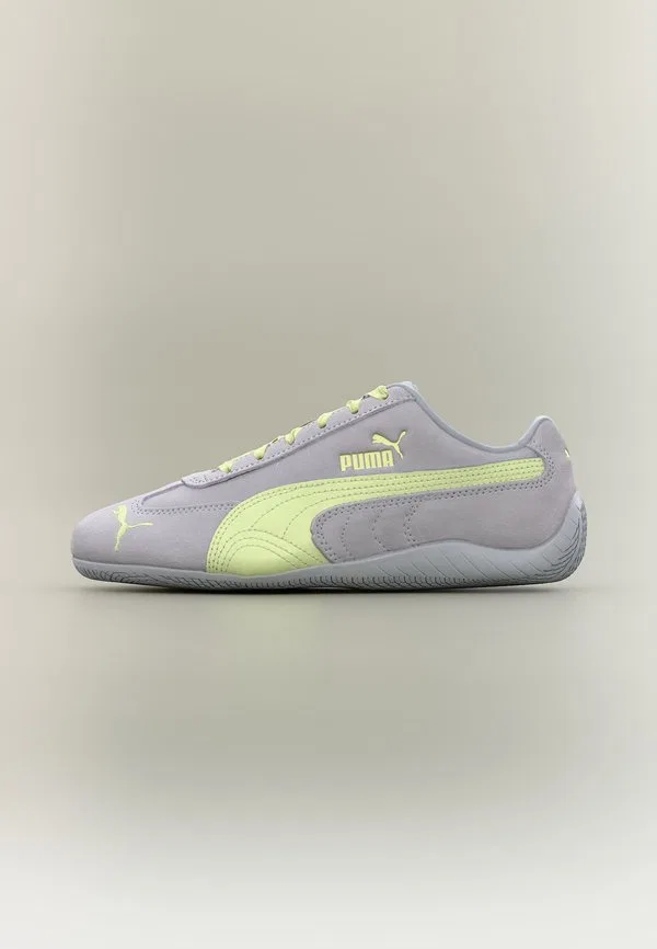 Кроссовки speedcat shine jr, ярко-серебристый/яблочный спрей Puma, Vibrant Silver-Coloured/Apple Spritz