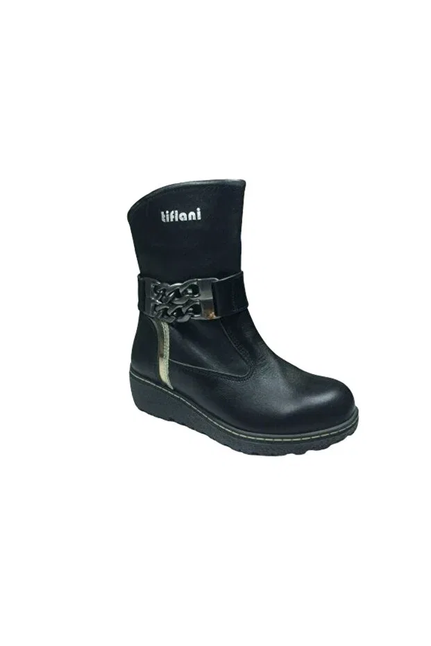 Детские ботинки для девочек на плоском ходу 1005 model Ortopedikal, Black