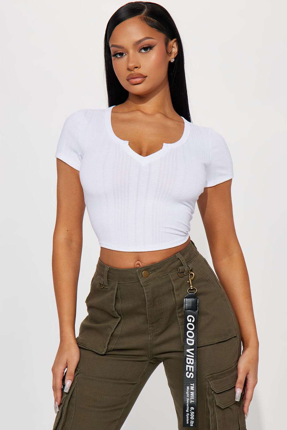 

Топ Fashion Nova HT12261, белый