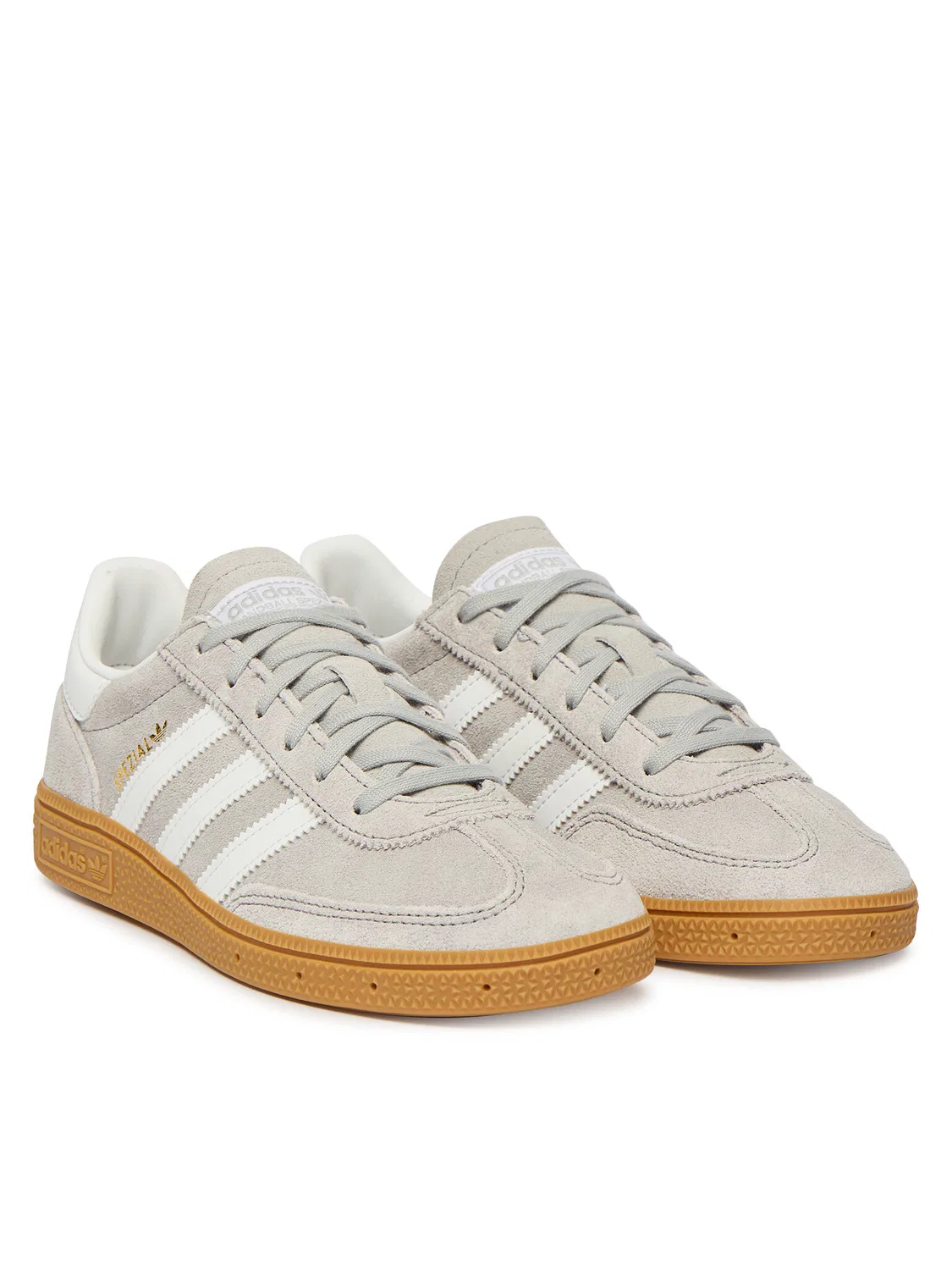 Кроссовки для девочки Handball Spezial Adidas, серый — фото 2