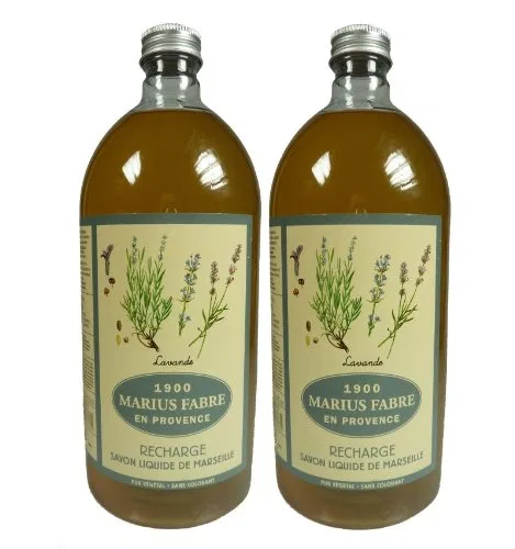 Жидкое мыло Lavender, Marius Fabre, 2 x 1 л