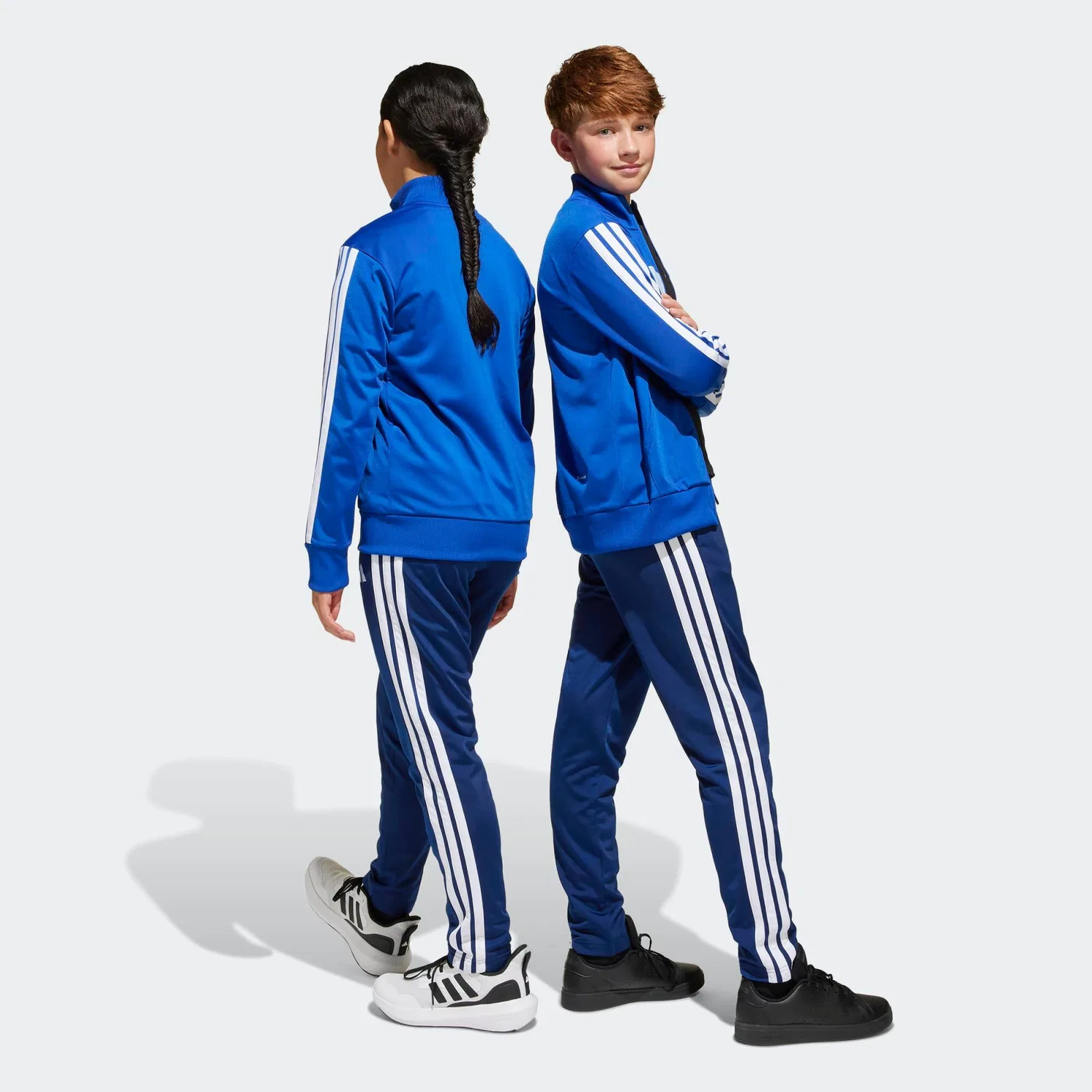 Детский спортивный костюм Tiberio Adidas, Blau / Weiss — фото 2