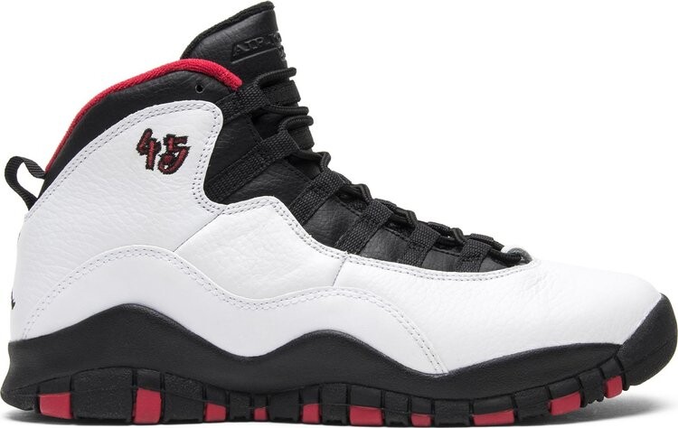 

Кроссовки Air Jordan 10 Retro GS Double Nickel, белый, Белый;серый, Кроссовки Air Jordan 10 Retro GS Double Nickel, белый