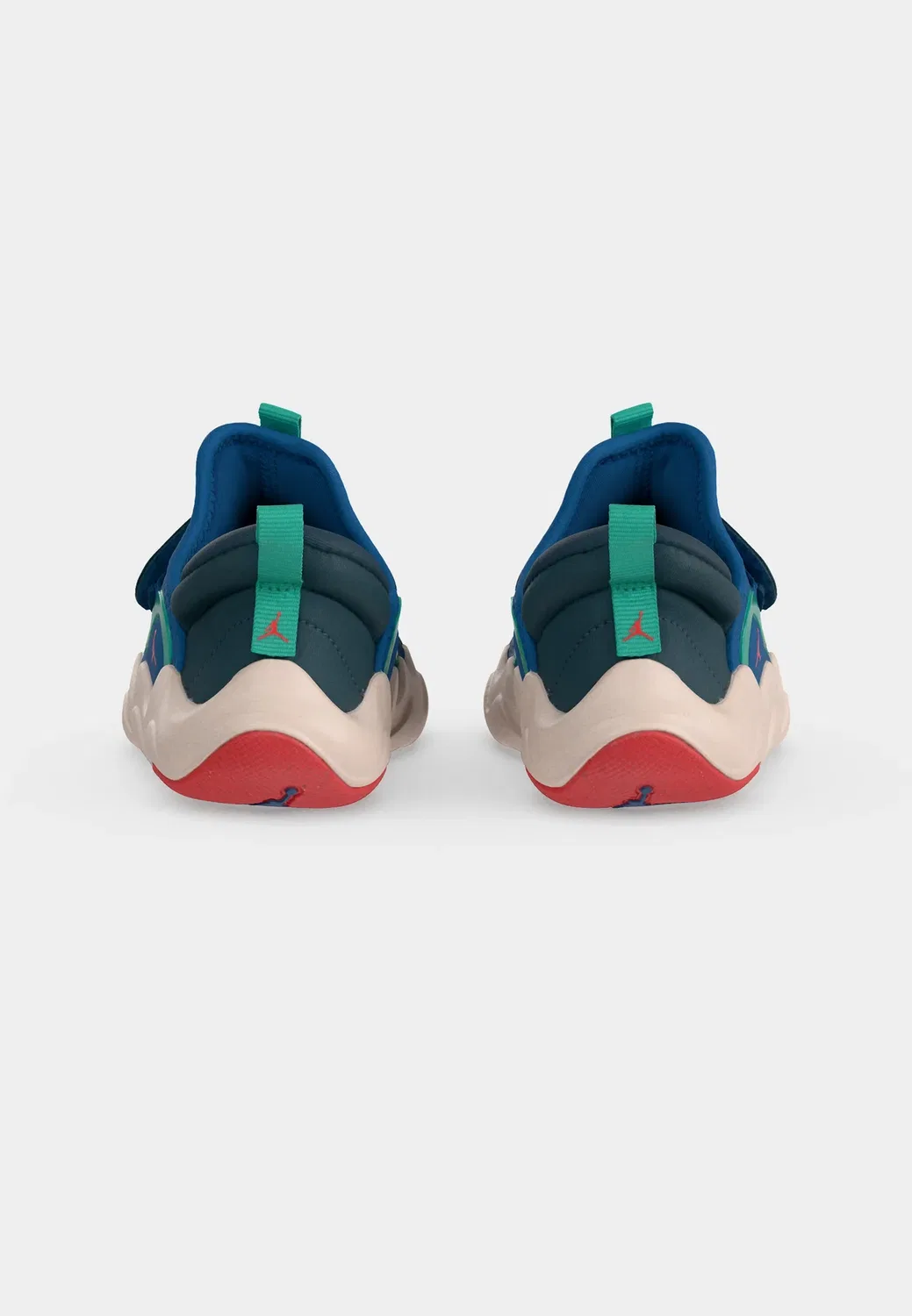23/7.2 унисекс - детская обувь Jordan, True Blue/Track Red/Blue Fox/Kinetic Green/Chalk — фото 4