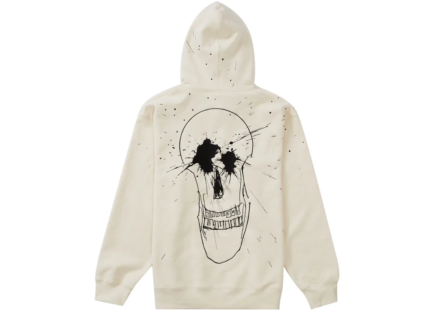 Мужское худи с принтом Ralph Steadman Skull Supreme, натуральный